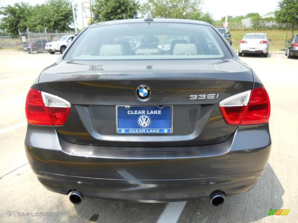 2008 3 Series 335i Sedan - Sparkling Graphite Metallic / Gray photo #6
