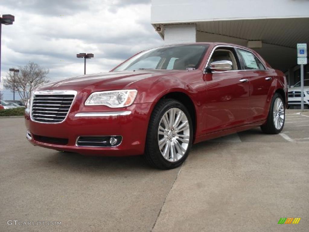 Deep Cherry Red Crystal Pearl 2011 Chrysler 300 C Hemi Exterior Photo #48148013