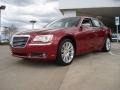 Deep Cherry Red Crystal Pearl 2011 Chrysler 300 C Hemi Exterior