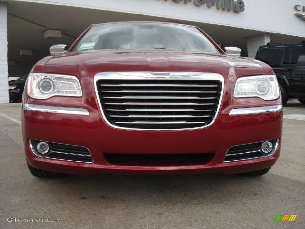 Deep Cherry Red Crystal Pearl 2011 Chrysler 300 C Hemi Exterior Photo #48148028