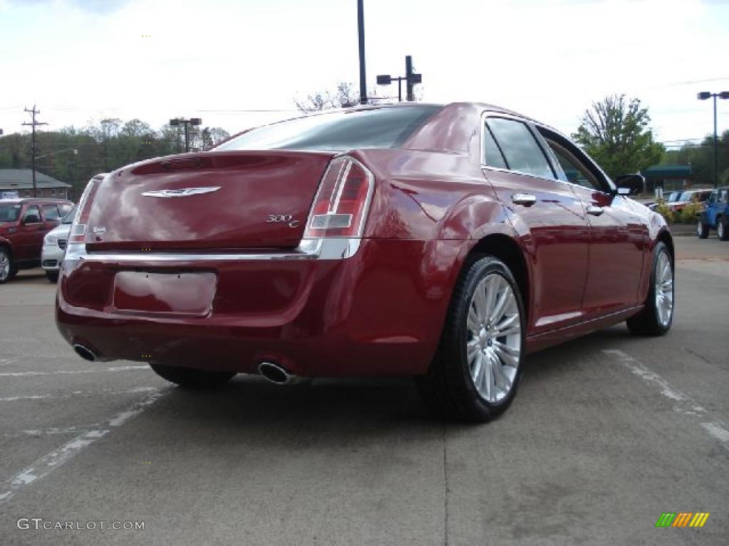 Deep Cherry Red Crystal Pearl 2011 Chrysler 300 C Hemi Exterior Photo #48148070