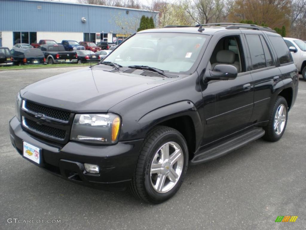 2008 TrailBlazer LS 4x4 - Black / Light Gray photo #1