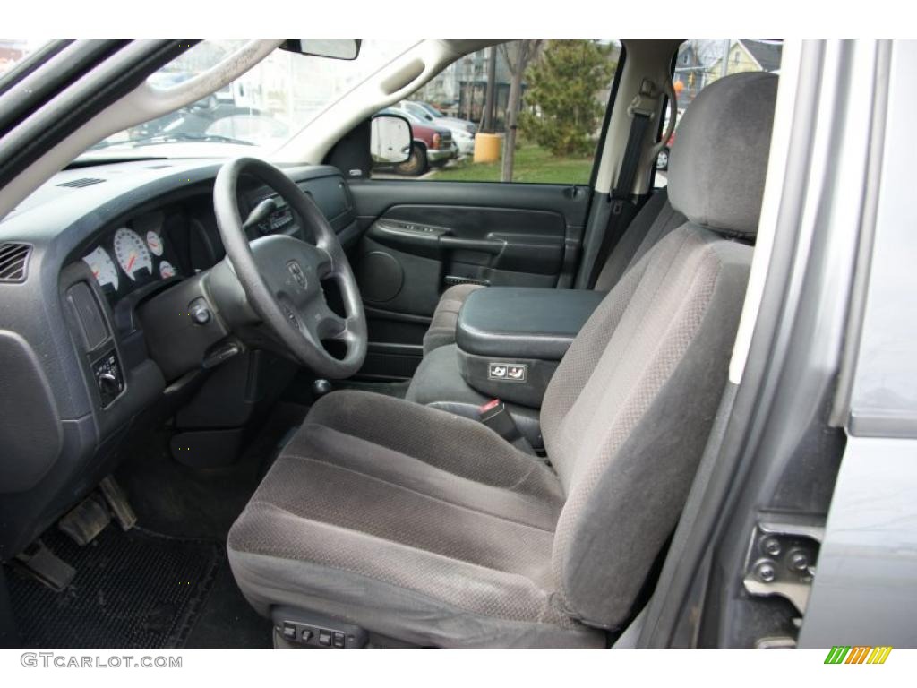 2003 Ram 1500 SLT Quad Cab 4x4 - Graphite Metallic / Dark Slate Gray photo #9