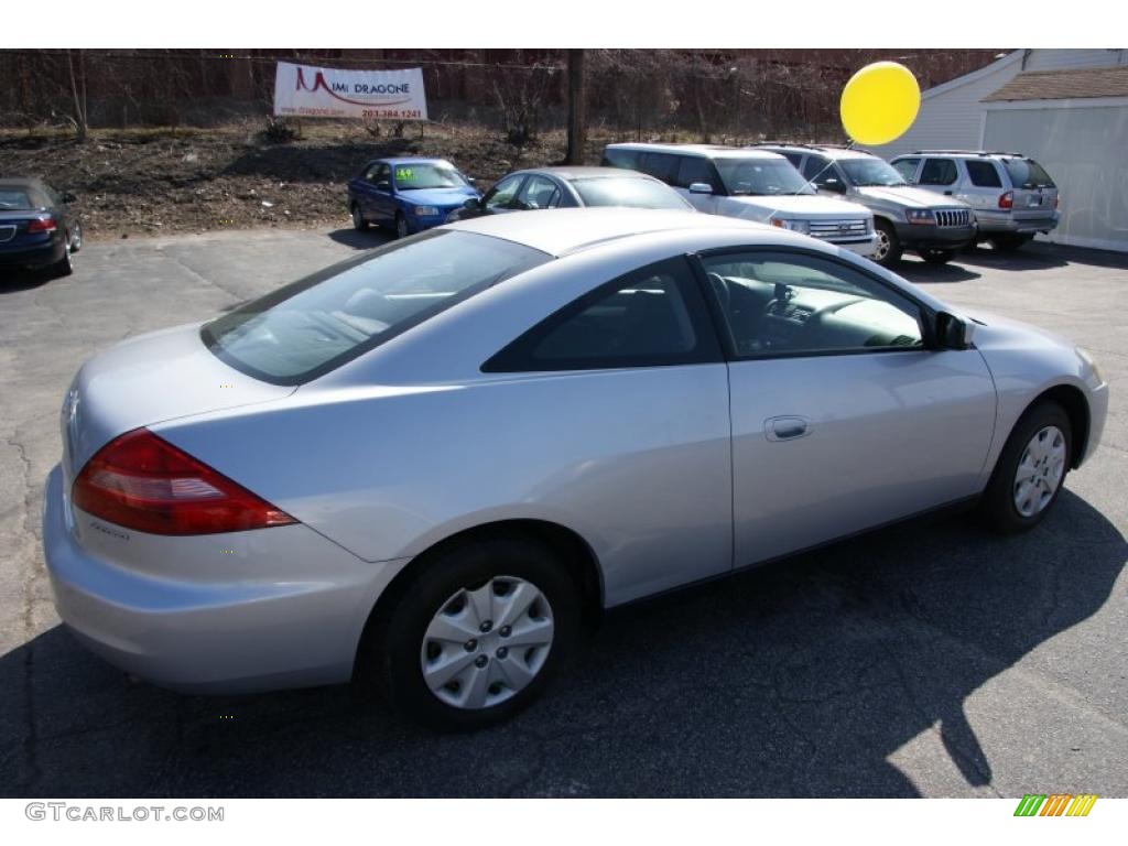2003 Accord LX Coupe - Satin Silver Metallic / Black photo #4