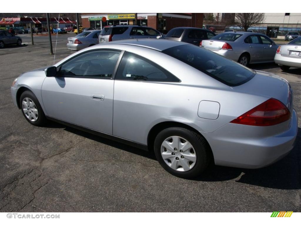 2003 Accord LX Coupe - Satin Silver Metallic / Black photo #6
