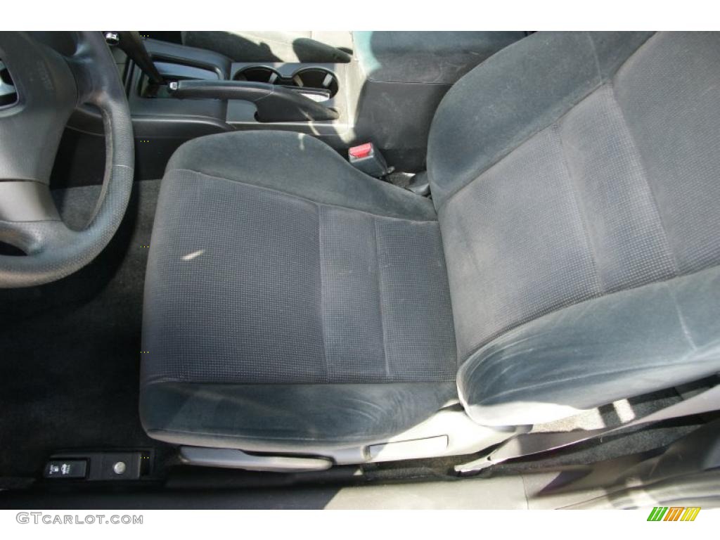 2003 Accord LX Coupe - Satin Silver Metallic / Black photo #9