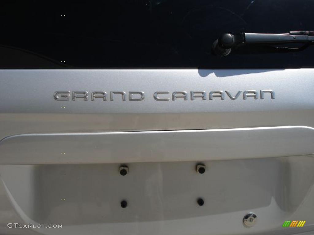 2003 Grand Caravan ES - Bright Silver Metallic / Navy Blue photo #30