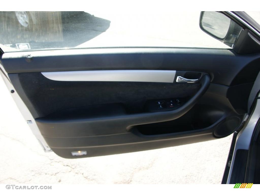 2003 Accord LX Coupe - Satin Silver Metallic / Black photo #10