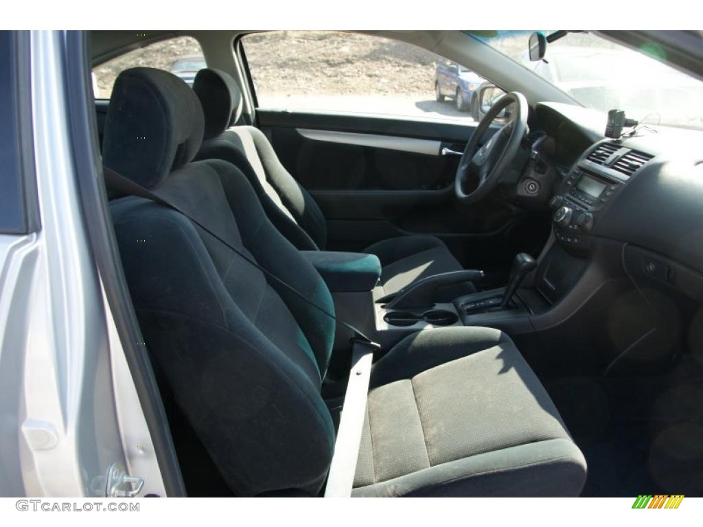 2003 Accord LX Coupe - Satin Silver Metallic / Black photo #11