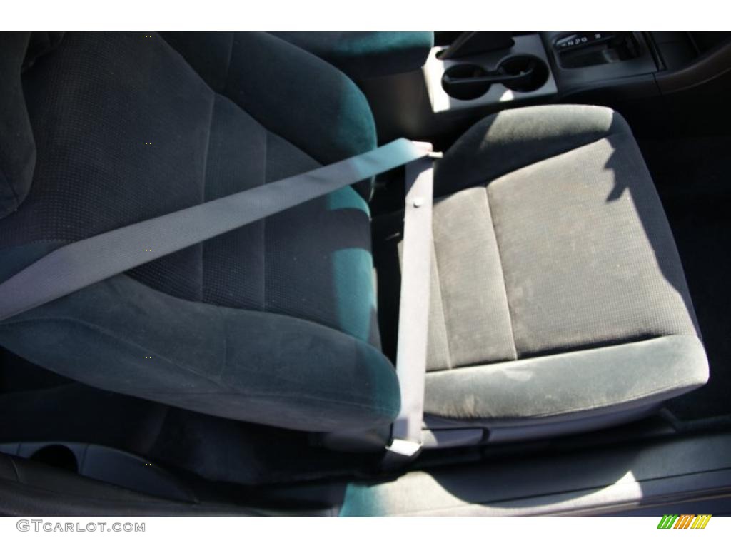 2003 Accord LX Coupe - Satin Silver Metallic / Black photo #12