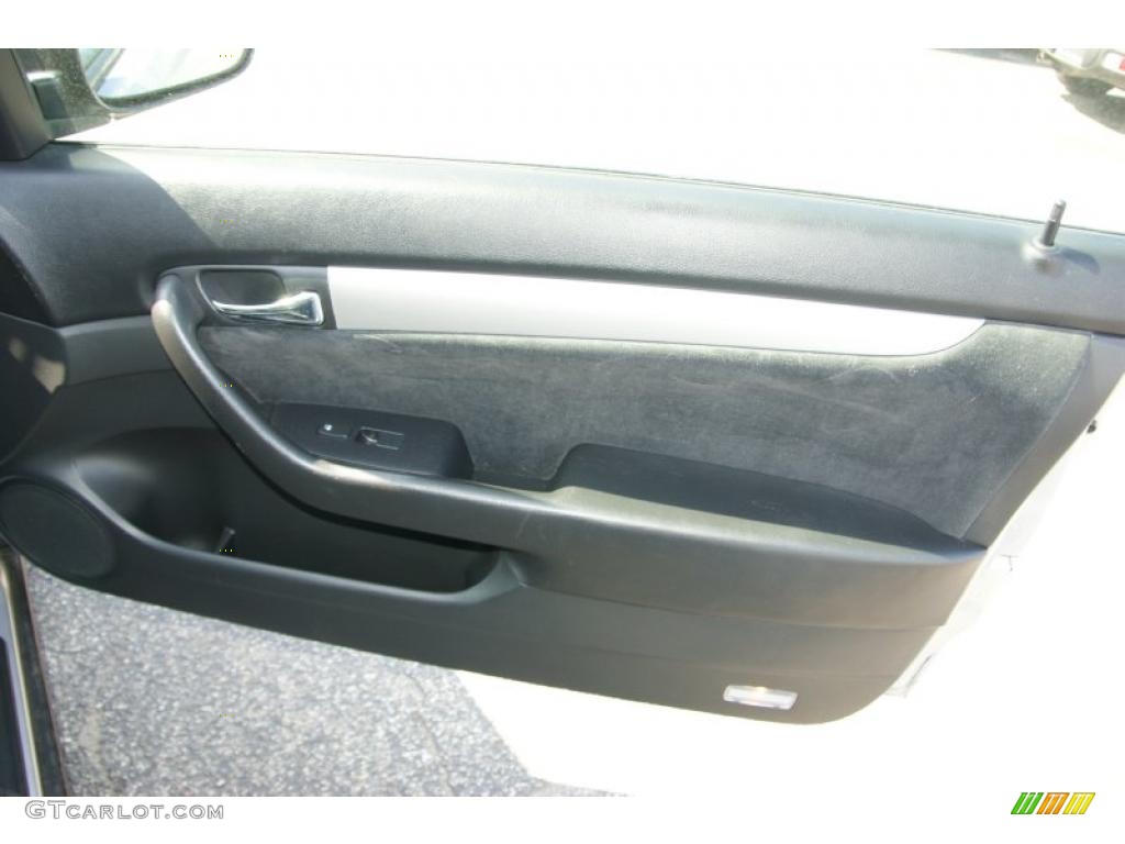 2003 Accord LX Coupe - Satin Silver Metallic / Black photo #13