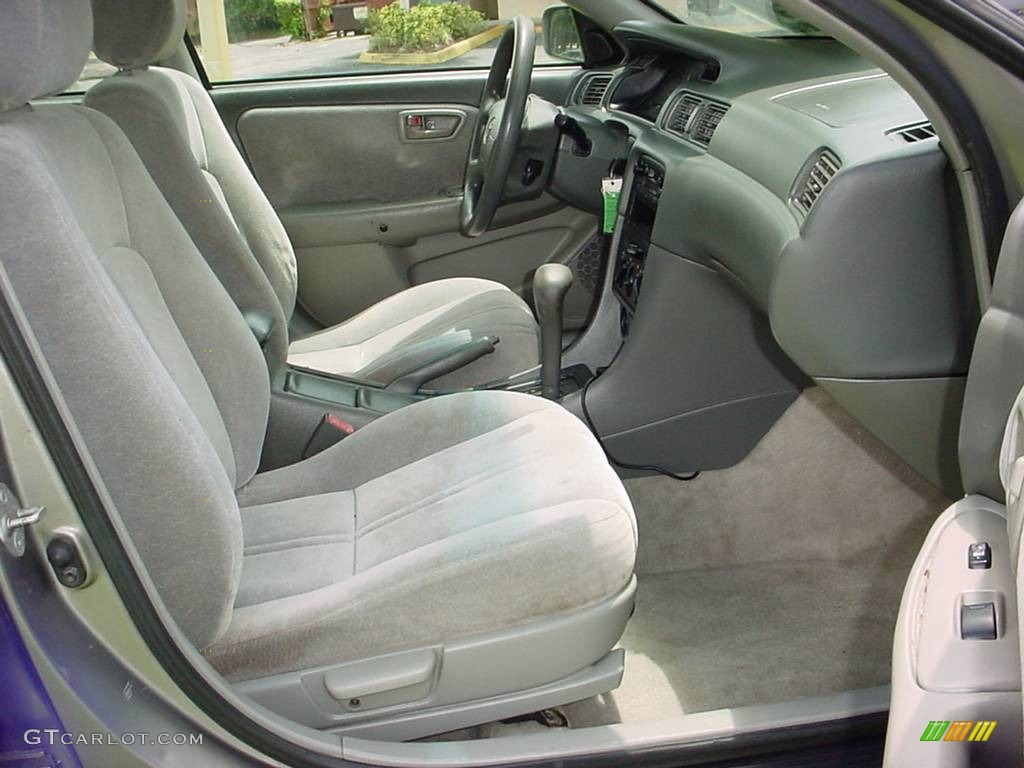 1998 Camry LE V6 - Antique Sage Pearl / Gray photo #10