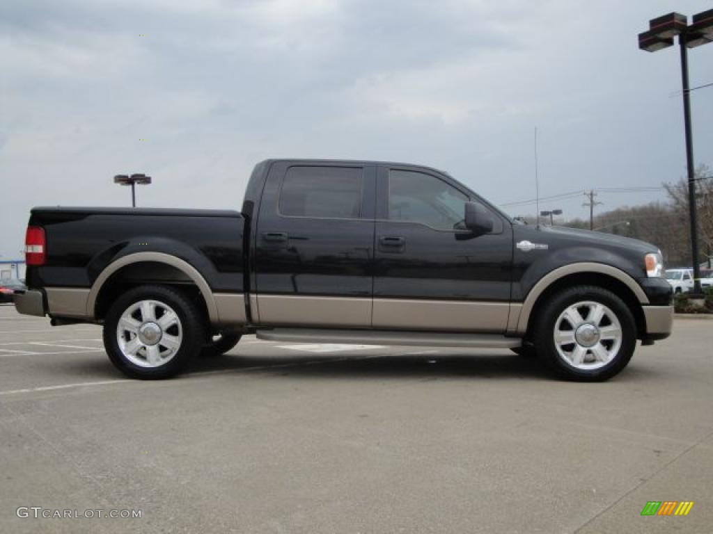 2006 F150 King Ranch SuperCrew - Black / Castano Brown Leather photo #2