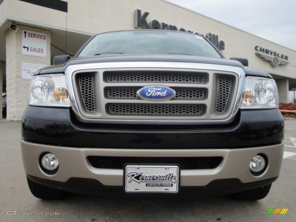 2006 F150 King Ranch SuperCrew - Black / Castano Brown Leather photo #8