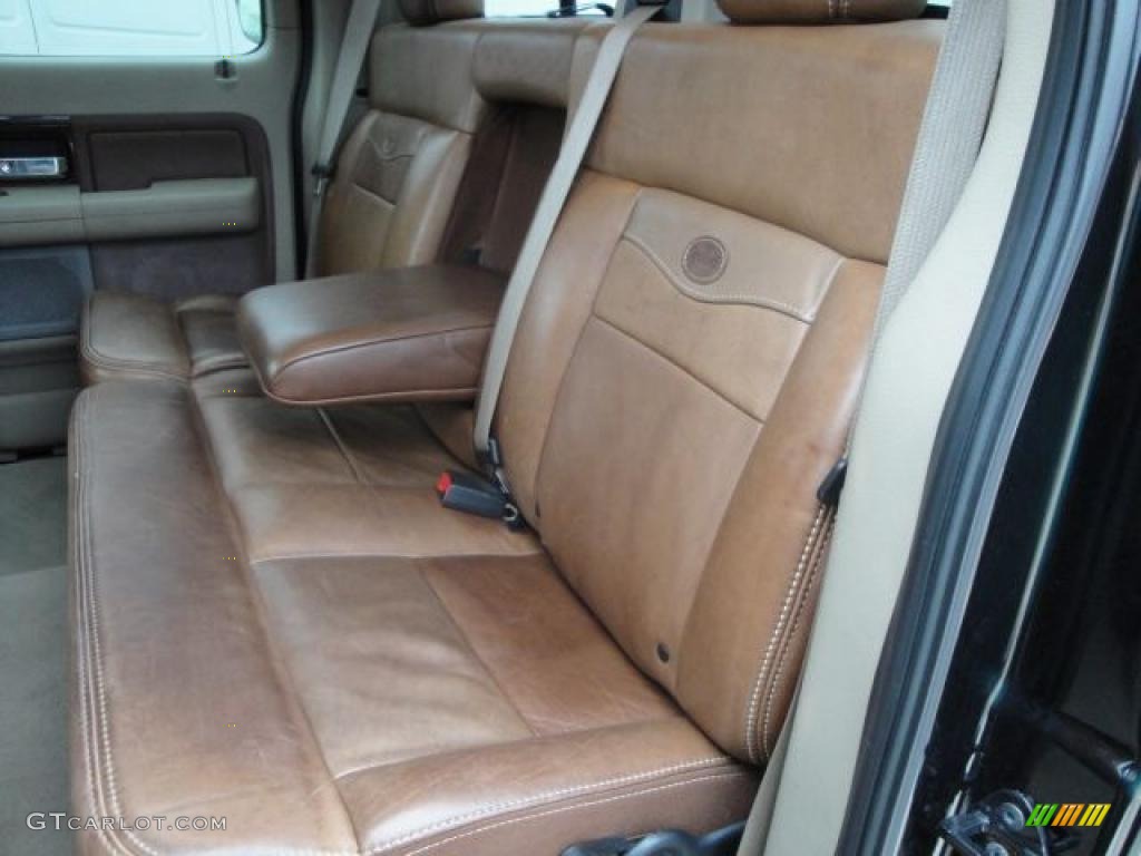 2006 F150 King Ranch SuperCrew - Black / Castano Brown Leather photo #11