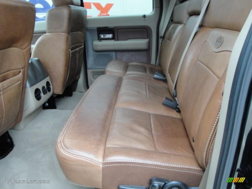 2006 F150 King Ranch SuperCrew - Black / Castano Brown Leather photo #12
