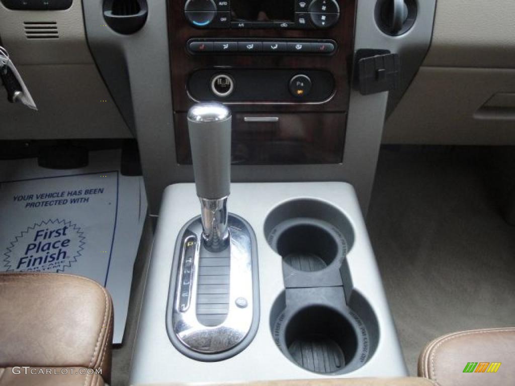 2006 F150 King Ranch SuperCrew - Black / Castano Brown Leather photo #22