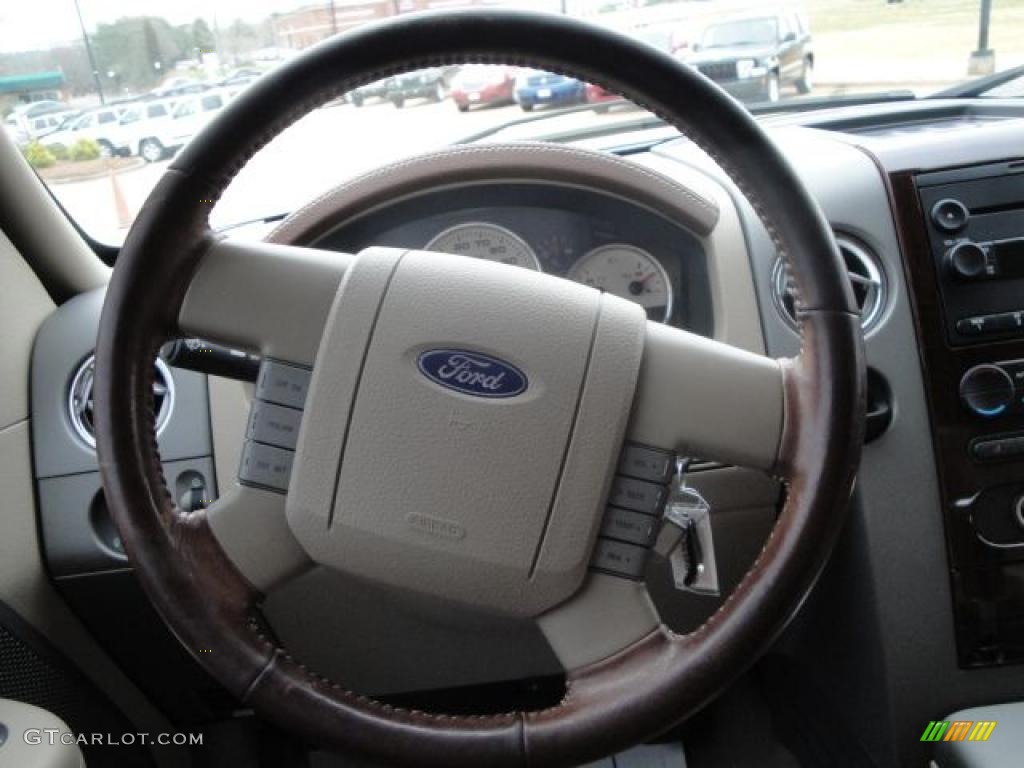 2006 F150 King Ranch SuperCrew - Black / Castano Brown Leather photo #23