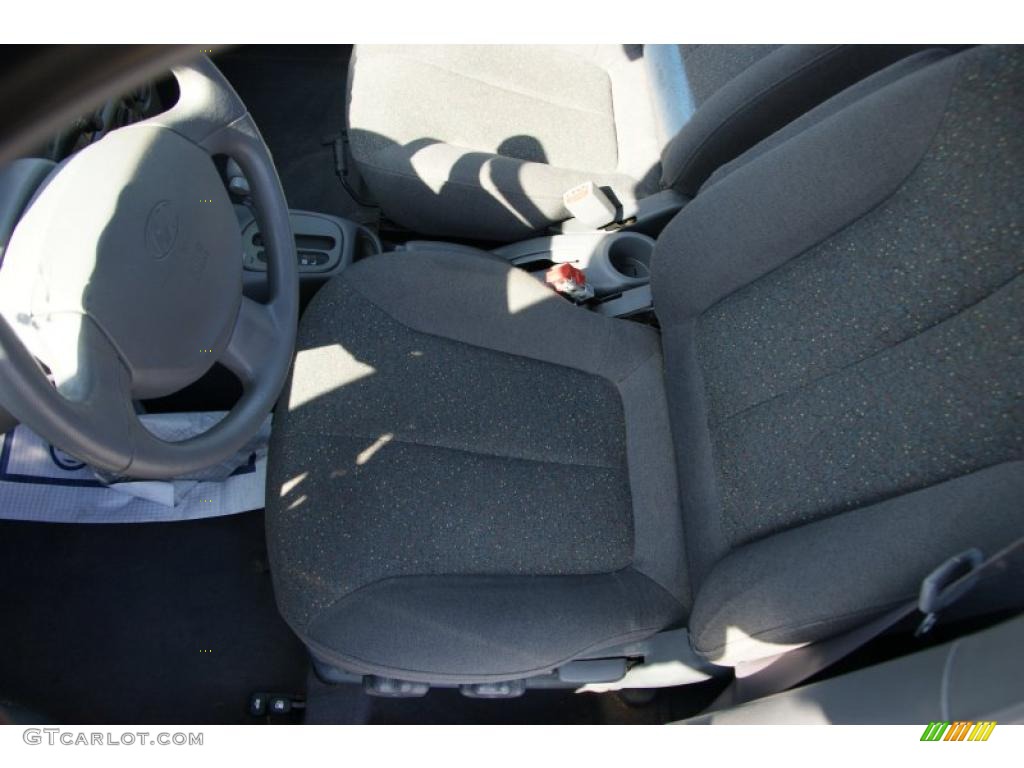 2002 Accent GL Sedan - Coastal Blue / Gray photo #9