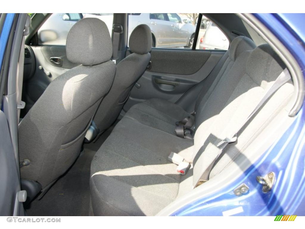 2002 Accent GL Sedan - Coastal Blue / Gray photo #11