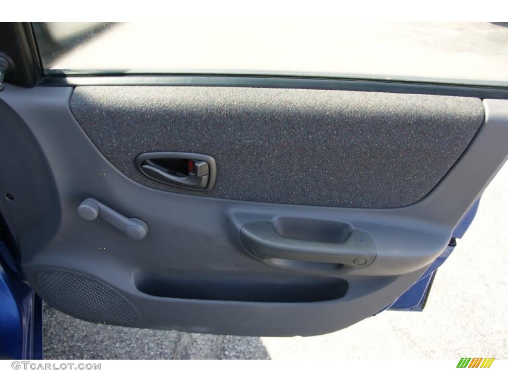 2002 Accent GL Sedan - Coastal Blue / Gray photo #16
