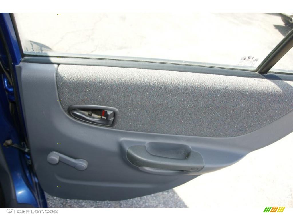 2002 Accent GL Sedan - Coastal Blue / Gray photo #19