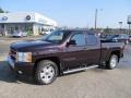 2008 Dark Cherry Metallic Chevrolet Silverado 1500 Z71 Extended Cab 4x4  photo #1