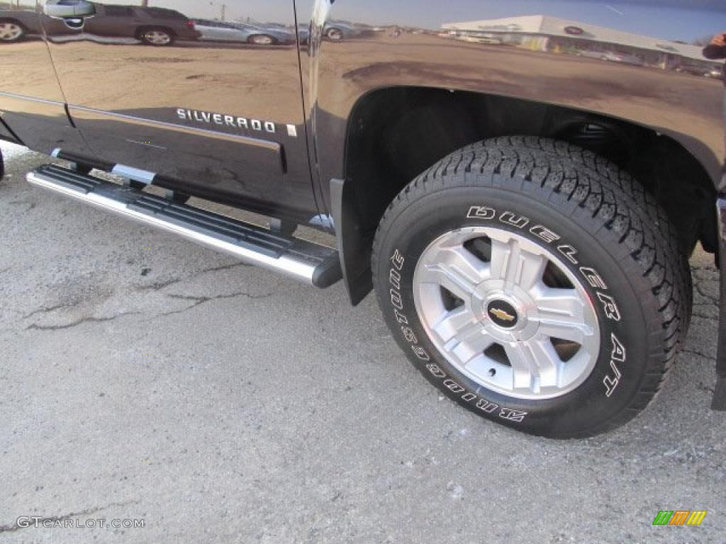 2008 Silverado 1500 Z71 Extended Cab 4x4 - Dark Cherry Metallic / Ebony photo #9