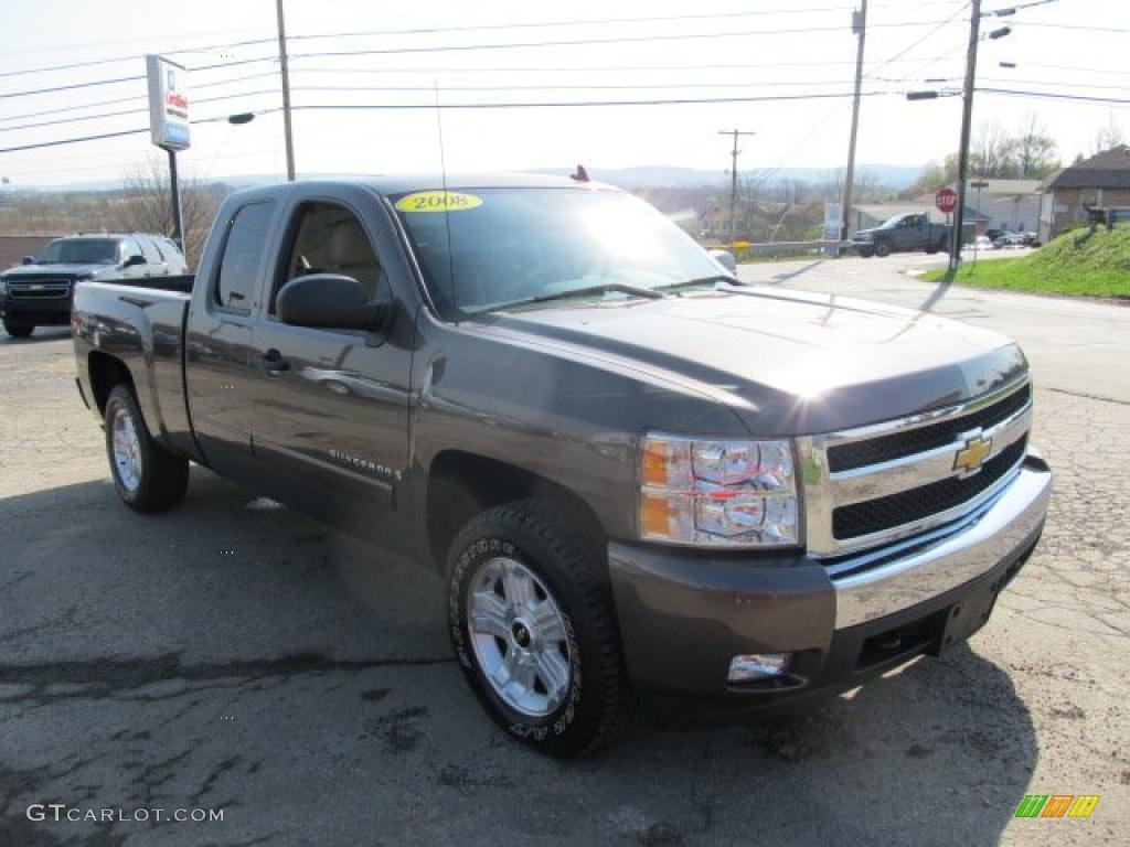 2008 Silverado 1500 Z71 Extended Cab 4x4 - Desert Brown Metallic / Light Cashmere/Ebony Accents photo #10