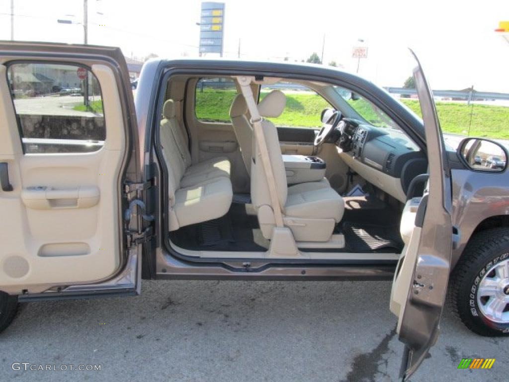 2008 Silverado 1500 Z71 Extended Cab 4x4 - Desert Brown Metallic / Light Cashmere/Ebony Accents photo #14