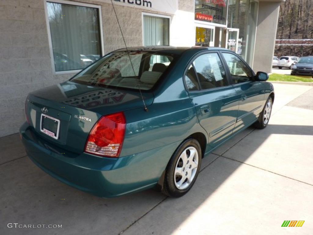 2006 Elantra GLS Sedan - Spruce Green / Beige photo #2