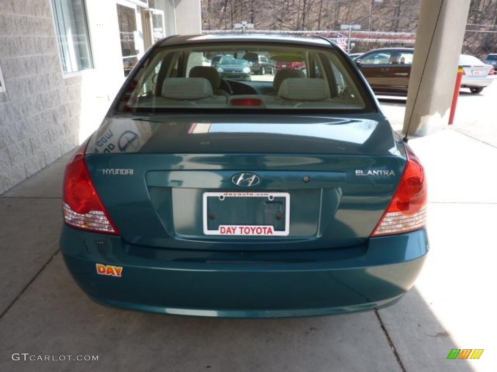 2006 Elantra GLS Sedan - Spruce Green / Beige photo #3