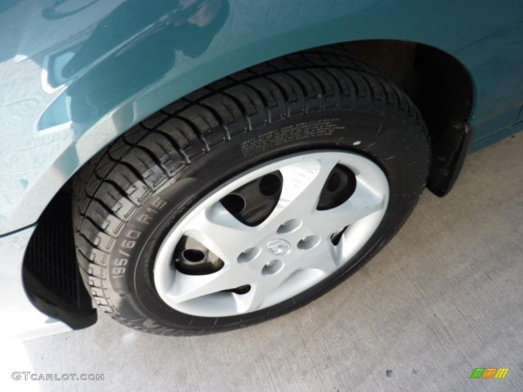 2006 Elantra GLS Sedan - Spruce Green / Beige photo #7