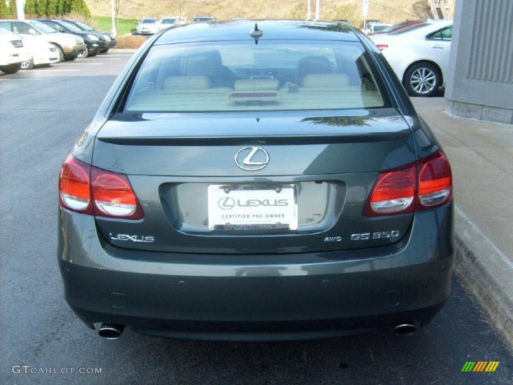 2008 GS 350 AWD - Verdegris Green Mica / Cashmere photo #4