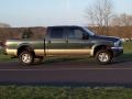 2004 Dark Green Satin Metallic Ford F250 Super Duty Lariat Crew Cab 4x4  photo #15