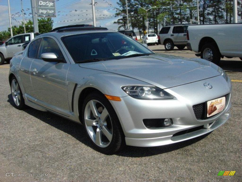 2007 RX-8 Grand Touring - Sunlight Silver Metallic / Black photo #7