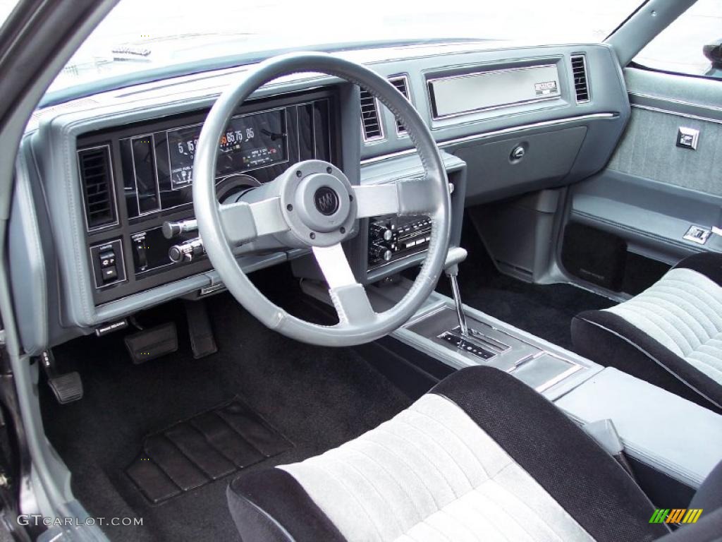 Black/Gray Interior 1987 Buick Regal Grand National Photo #48154937