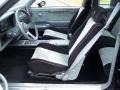 Black/Gray 1987 Buick Regal Grand National Interior Color