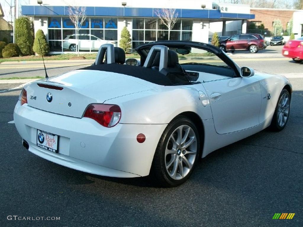 2006 Z4 3.0i Roadster - Alpine White / Black photo #5