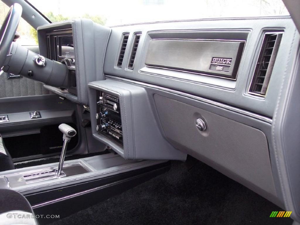 1987 Buick Regal Grand National Black/Gray Dashboard Photo #48155066