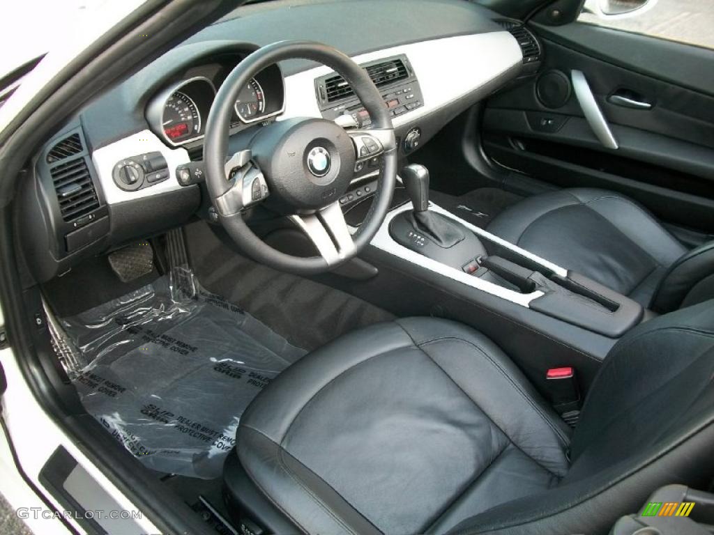 2006 Z4 3.0i Roadster - Alpine White / Black photo #10