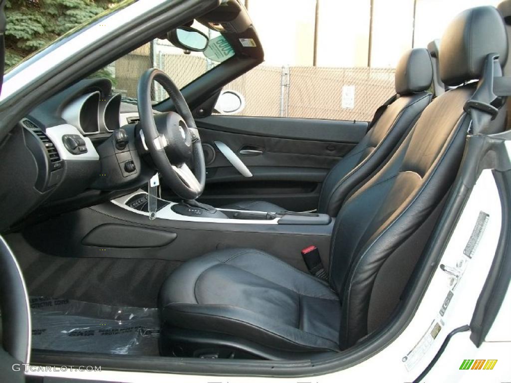 2006 Z4 3.0i Roadster - Alpine White / Black photo #12