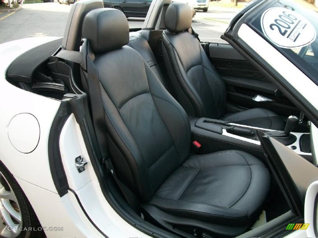 2006 Z4 3.0i Roadster - Alpine White / Black photo #27