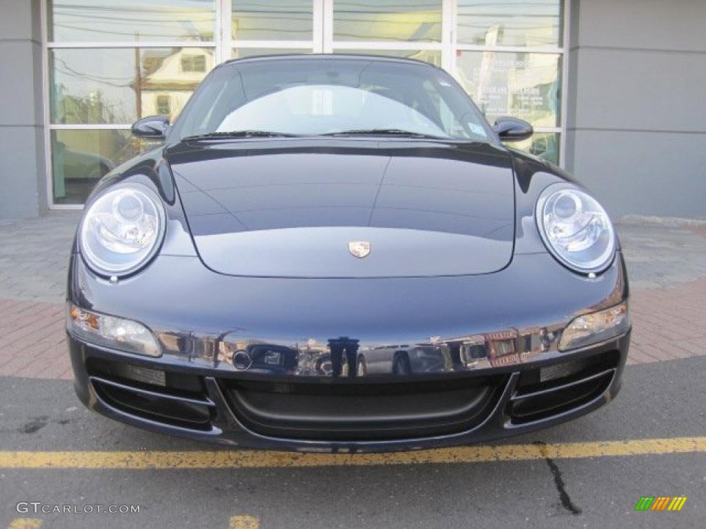 2007 911 Carrera 4S Coupe - Midnight Blue Metallic / Stone Grey photo #2