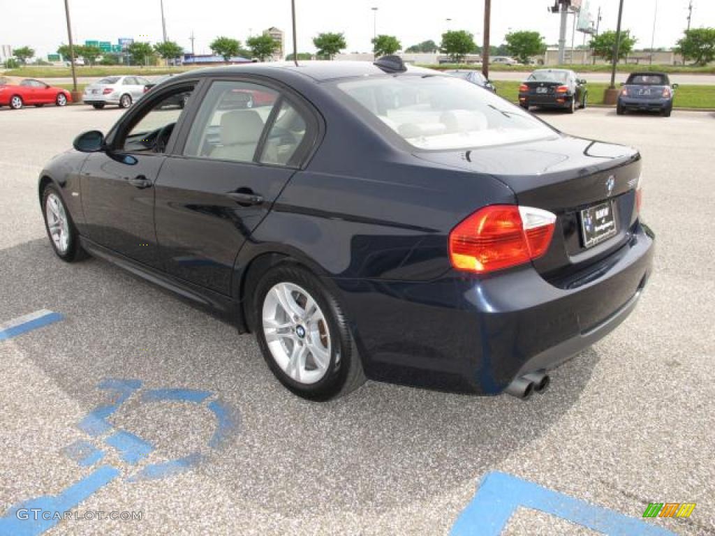 2008 3 Series 328i Sedan - Monaco Blue Metallic / Beige photo #6