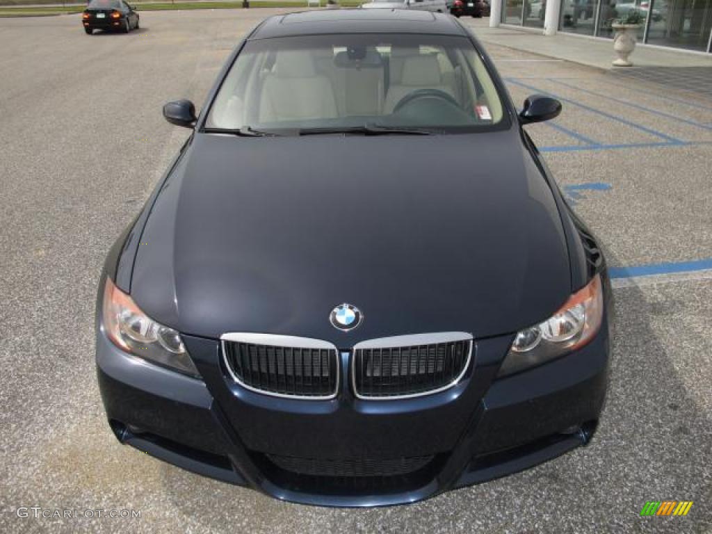 2008 3 Series 328i Sedan - Monaco Blue Metallic / Beige photo #10