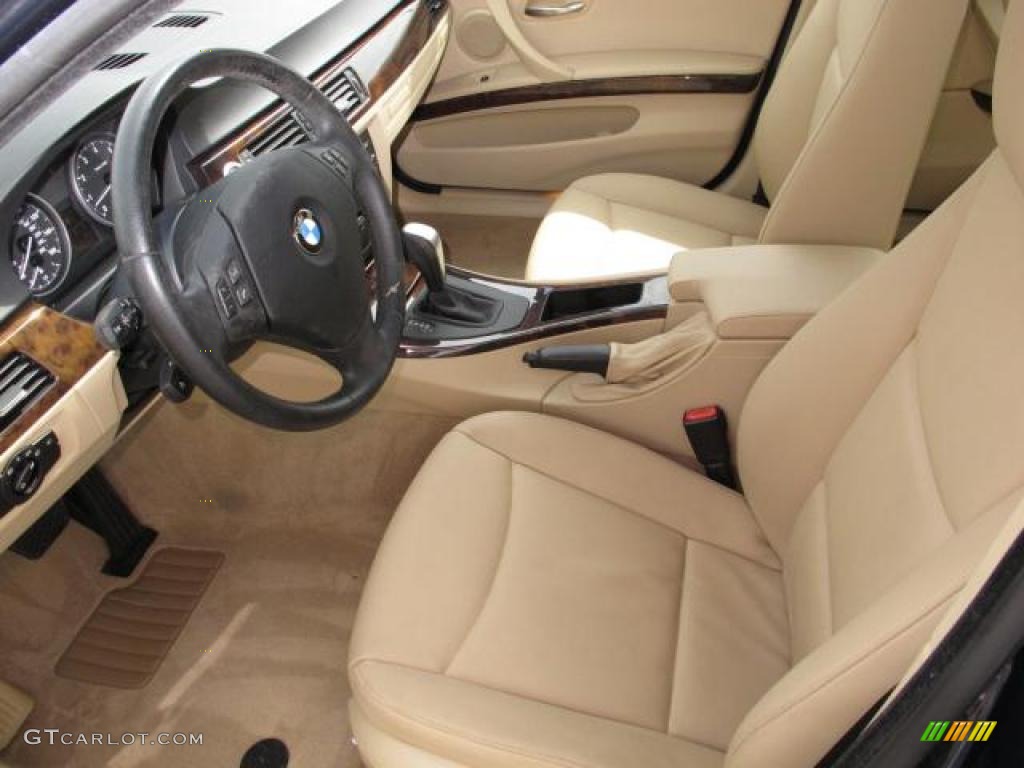 2008 3 Series 328i Sedan - Monaco Blue Metallic / Beige photo #17