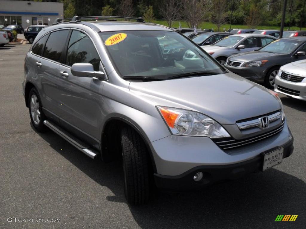 2007 CR-V EX-L - Glacier Blue Metallic / Gray photo #5