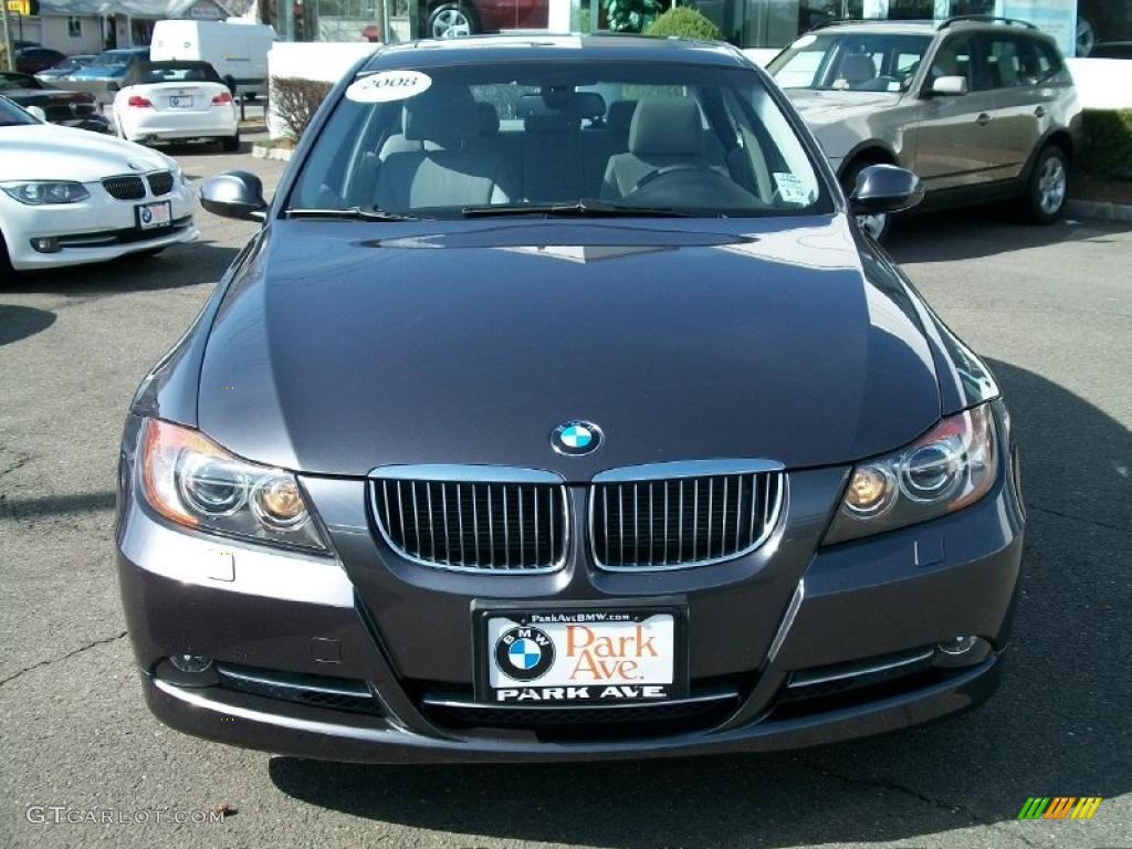 2008 3 Series 335xi Sedan - Sparkling Graphite Metallic / Gray photo #2