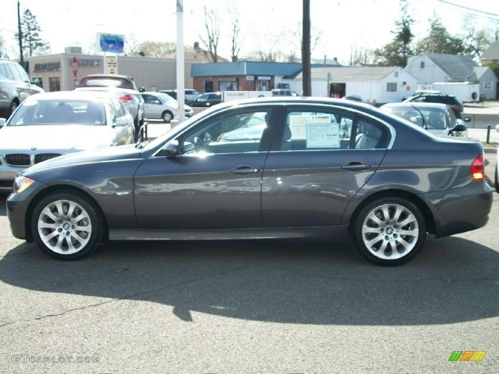2008 3 Series 335xi Sedan - Sparkling Graphite Metallic / Gray photo #8